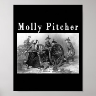 Affiche Molly Pitcher Mary Ludwig Revolutionary