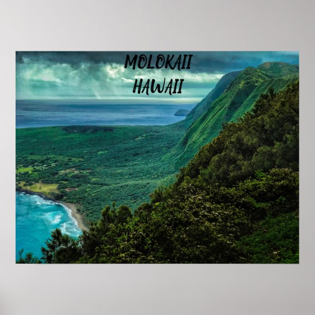 AFFICHE MOLOKAII HAWAII (Devant)