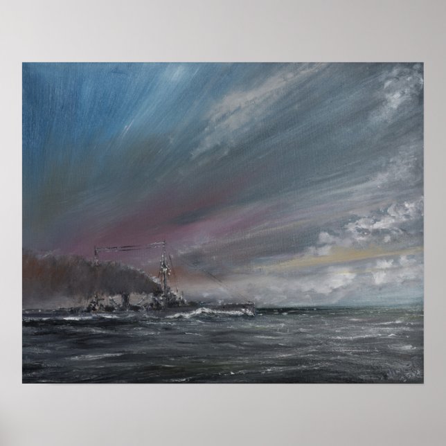 Affiche Moltke Jutland 1916. 2014 (Devant)