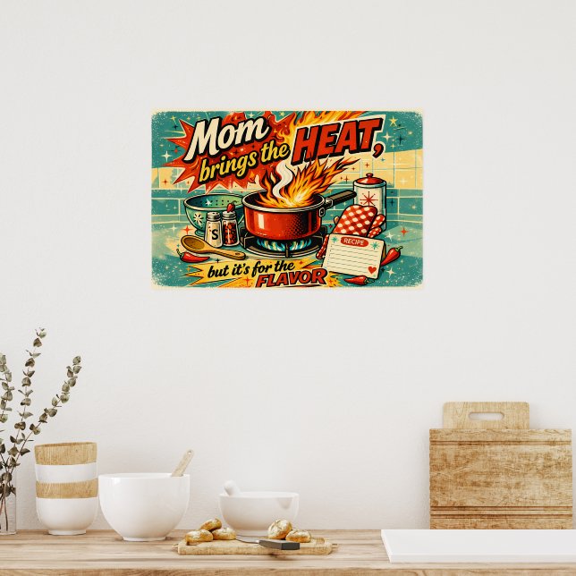 Affiche Mom brings the heat (Cuisine)