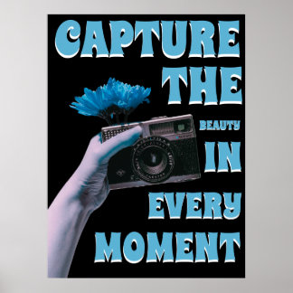 Affiche Moment de capture, photographie, concept art