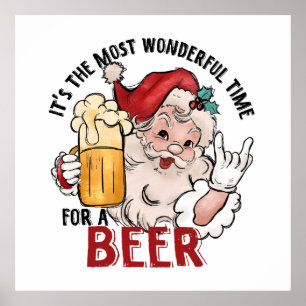 Affiche Moment Merveilleux pour une Bière