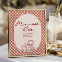 Momosa Bar Baby Q BBQ Couples Baby Shower