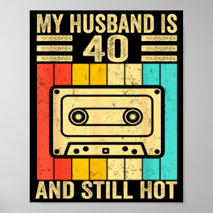Affiche Mon 40e Mari Anniversaire de Mari 40