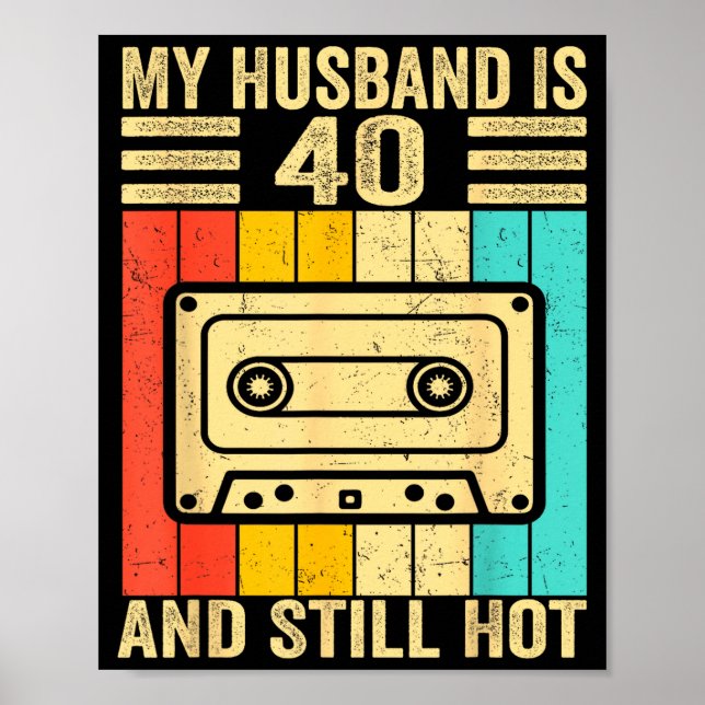 Affiche Mon 40e Mari Anniversaire de Mari 40 (Devant)