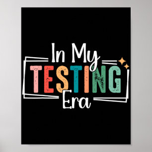 Affiche Mon âge de test Funny Test Day Teacher Test Day