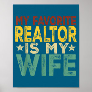 Affiche Mon agent immobilier préféré ma femme , hommes mar