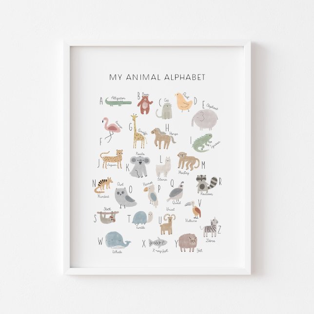 Affiche Mon alphabet animal (Créateur téléchargé)