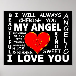 Affiche Mon Ange Je T'Aime