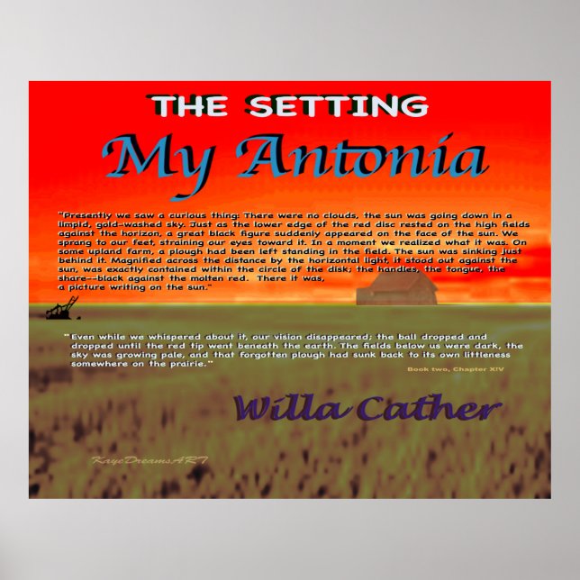 Affiche Mon Antonia (Devant)