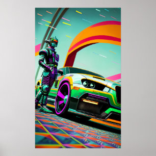 Affiche Mon Autre Chauffeur Est une Voiture