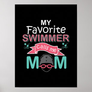 Affiche Mon Baigneur Favori M'Appelle Maman Baignade Amusa