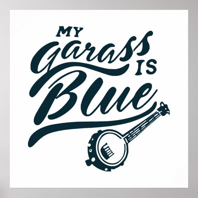 Affiche Mon banjo est bleu (Devant)