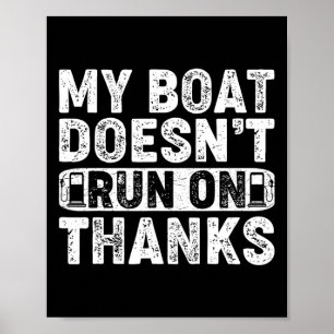 Affiche Mon bateau ne fonctionne pas grâce à la navigation