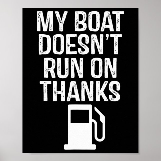 Affiche Mon bateau ne fonctionne pas grâce à la navigation (Devant)