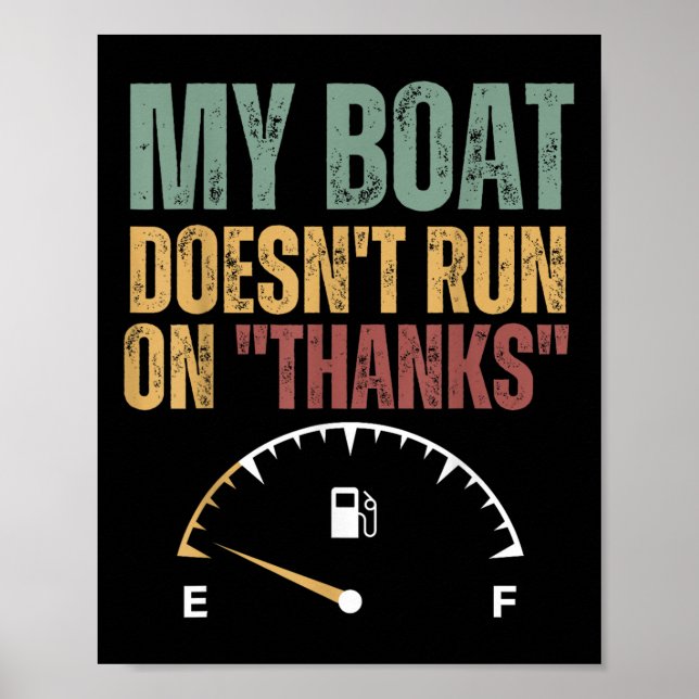 Affiche Mon bateau ne fonctionne pas grâce au capitaine du (Devant)