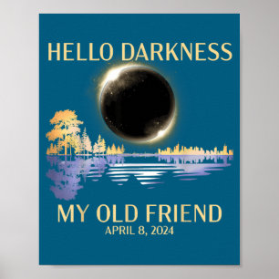 Affiche Mon Bonjour Obscurité Vieux Ami Solaire