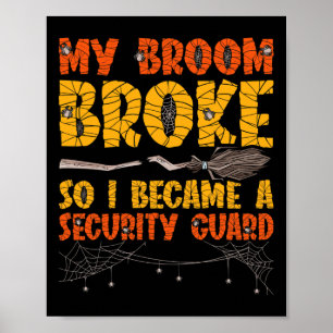 Affiche Mon Broom S'Est Écrasé, Alors Je Suis Devenu Un Ha