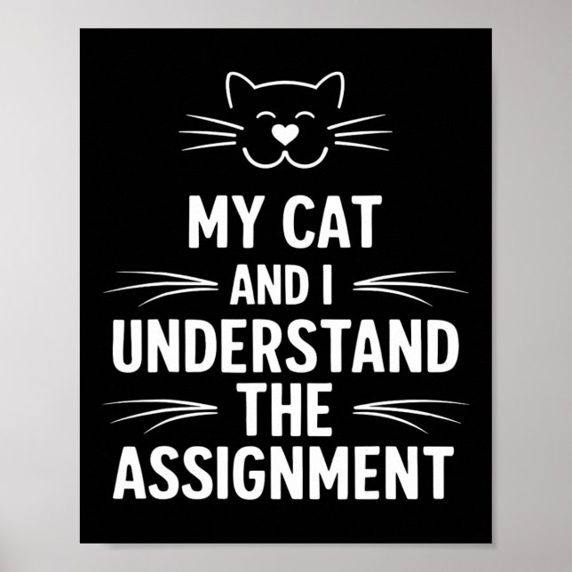 Affiche Mon Chat Et Moi Comprenons L'Ignement Démocrate Li (Devant)