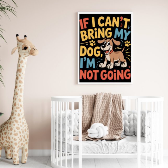 Affiche Mon chien Ma règle de voyage (Créateur téléchargé)