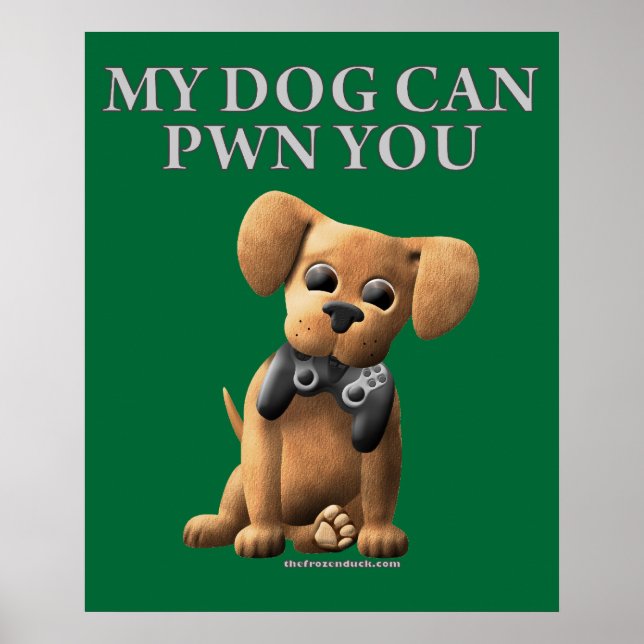 Affiche Mon chien peut vous moquer (Devant)