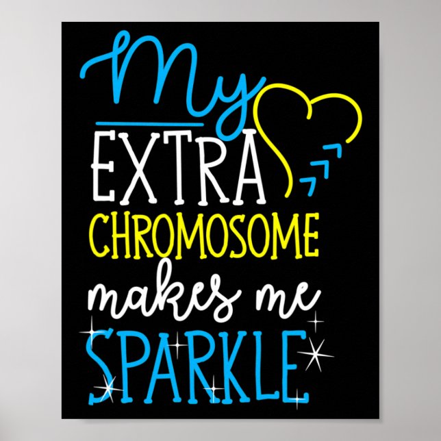 Affiche Mon Chromosome Supplémentaire Me Rend Sparkine Dow (Devant)