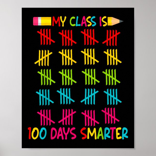 Affiche Mon Cl Est 100 Jours Smarter Enseignant 100E Jours (Devant)