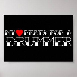 Affiche Mon coeur bat pour un batteur