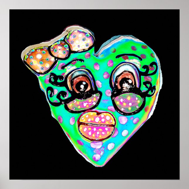 Affiche Mon coeur bleu (Devant)