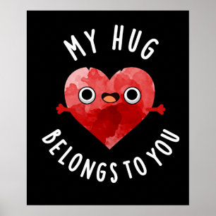 Affiche Mon Coin Vous Appartient Drôle Cardiaque Pun Coeur