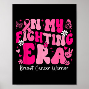 Affiche Mon combat contre le cancer du sein guerrier de se