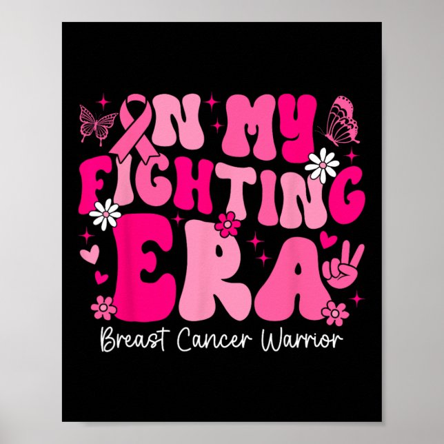 Affiche Mon combat contre le cancer du sein guerrier de se (Devant)