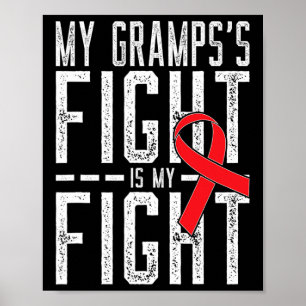 Affiche Mon combat de groupe est ma lutte contre le cancer