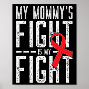 Affiche Mon combat de maman est ma lutte contre le cancer 
