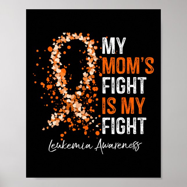 Affiche Mon combat de maman est mon combat - Leucémie Sens (Devant)