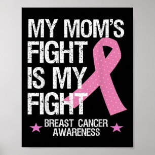 Affiche Mon combat de mamans est ma lutte contre le cancer