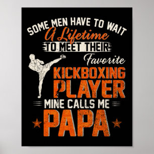 Affiche Mon combattant de kickboxing MMA préféré m'appelle