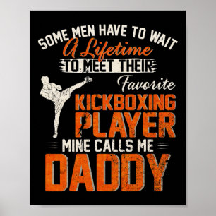 Affiche Mon combattant de kickboxing MMA préféré m'appelle