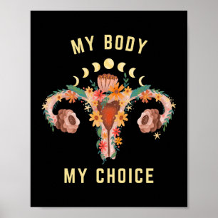 Affiche Mon corps Mon choix Féministe