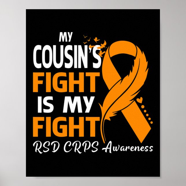 Affiche Mon Cousin's Combat Is My Fight Rsd Crps Sensibili (Devant)