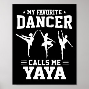 Affiche Mon Danseur Préféré M'Appelle Yaya Dance Vin