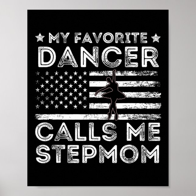 Affiche Mon Danseuse Favorite M'Appelle Stepmaman Danse Ba (Devant)