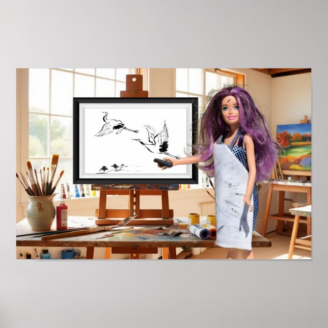 Affiche Mon dessin au charbon fini. (Devant)