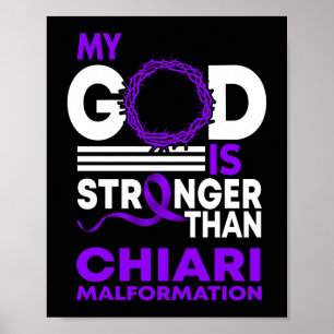 Affiche Mon Dieu Est Plus Fort Que La Malformation De Chia