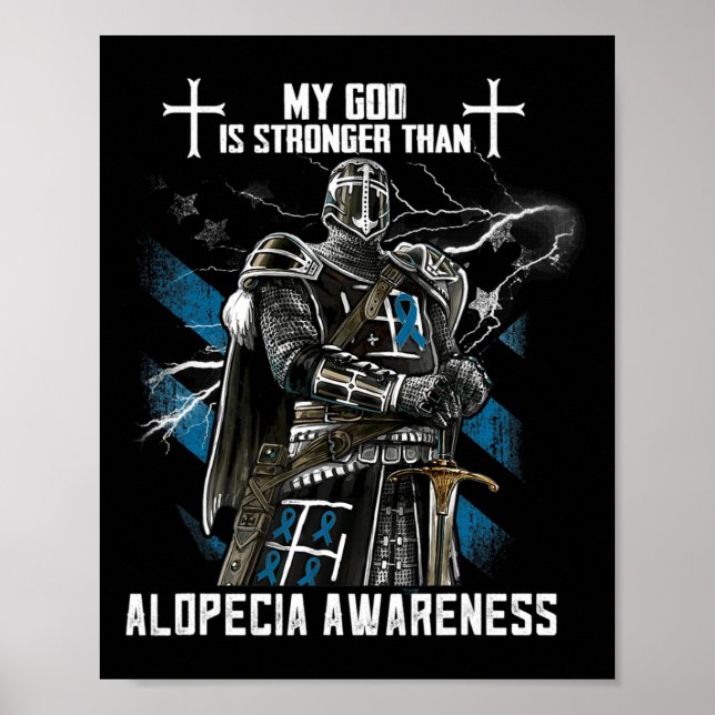 Affiche Mon Dieu Est Plus Fort Que La Sensibilisation À L' (Devant)
