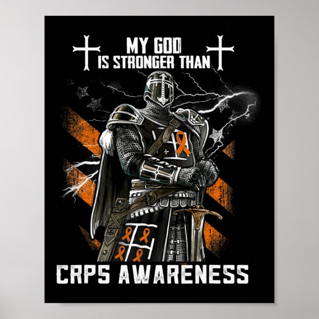 Affiche Mon Dieu Est Plus Fort Que La Sensibilisation Aux  (Devant)