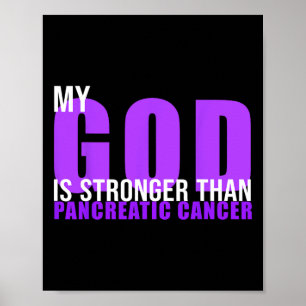 Affiche Mon Dieu Est Plus Fort Que Les Acteurs Du Cancer D