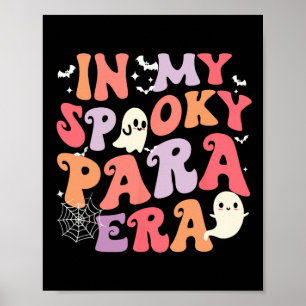 Affiche Mon Éffrayant Para Era Halloween Retro Super Ghost