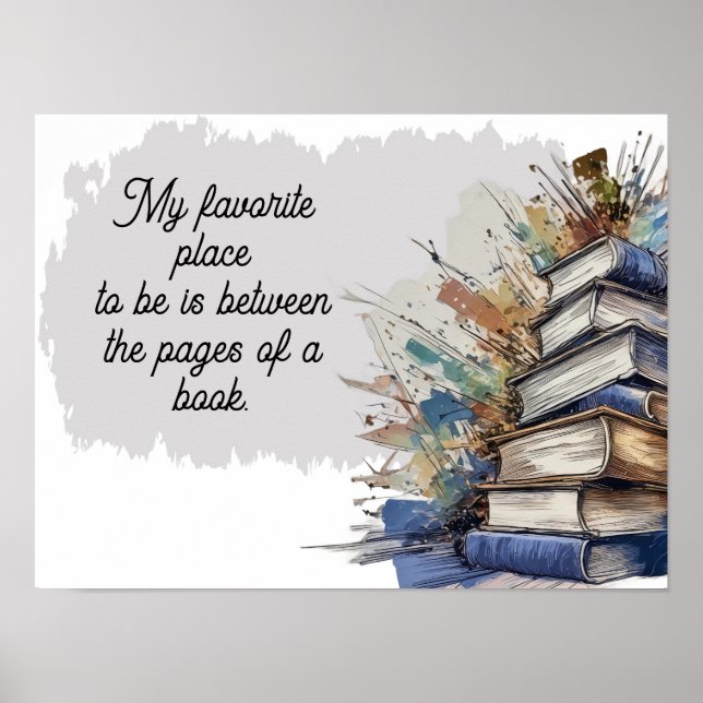 Affiche Mon endroit préféré pour (Devant)