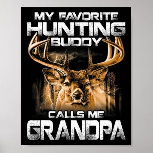 Affiche Mon Épouse De Chasse Favorite M'Appelle Grand-Père